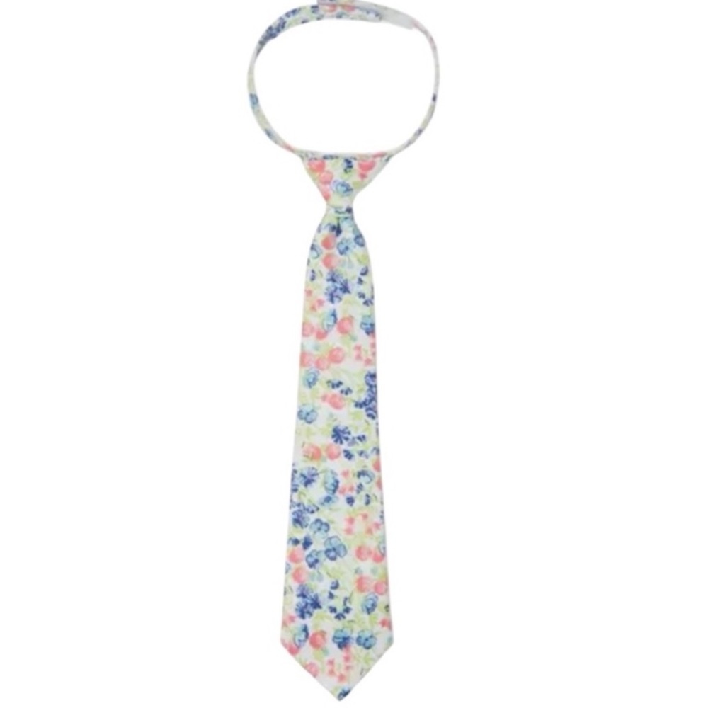 NWT Janie and‎ Jack Boys Ditsy Floral Tie Easter Spring Summer Special Occasion